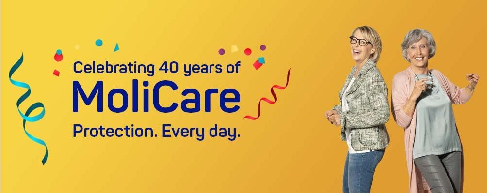 MoliCare Celebrates 40 Years of Incontinence Protection