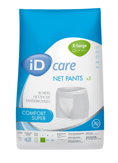 iD Care Net Pants Comfort Super - X-Large - Case - 20 Packs of 5 