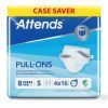 Attends Pull-Ons 8 - Small - Case - 4 Packs of 16 