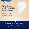 TENA Lights Sensitive - Light Liners - Case - 5 Packs of 28 