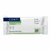 Conti Post Toileting Flushable Cleansing Wet Wipes - 24cm x 22cm - Case - 21 Packs of 50 