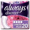 Always Discreet Liners Plus - Case - 4 Packs of 20 