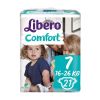 Libero Comfort 7 (16-26kg) - Case - 6 Packs of 21 