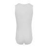 Drylife Cotton Sleeveless Bodysuit - White - Extra Large (New Version) 