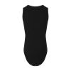 Drylife Cotton Sleeveless Bodysuit - Black - Large 