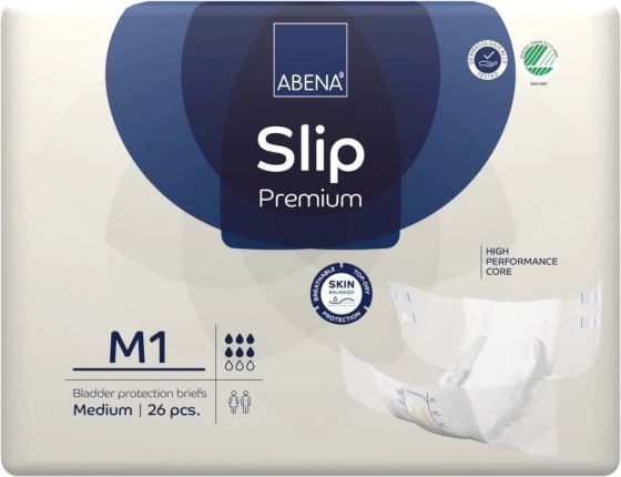 Abena Slip Premium M1 - Medium - Case - 4 Packs of 26 