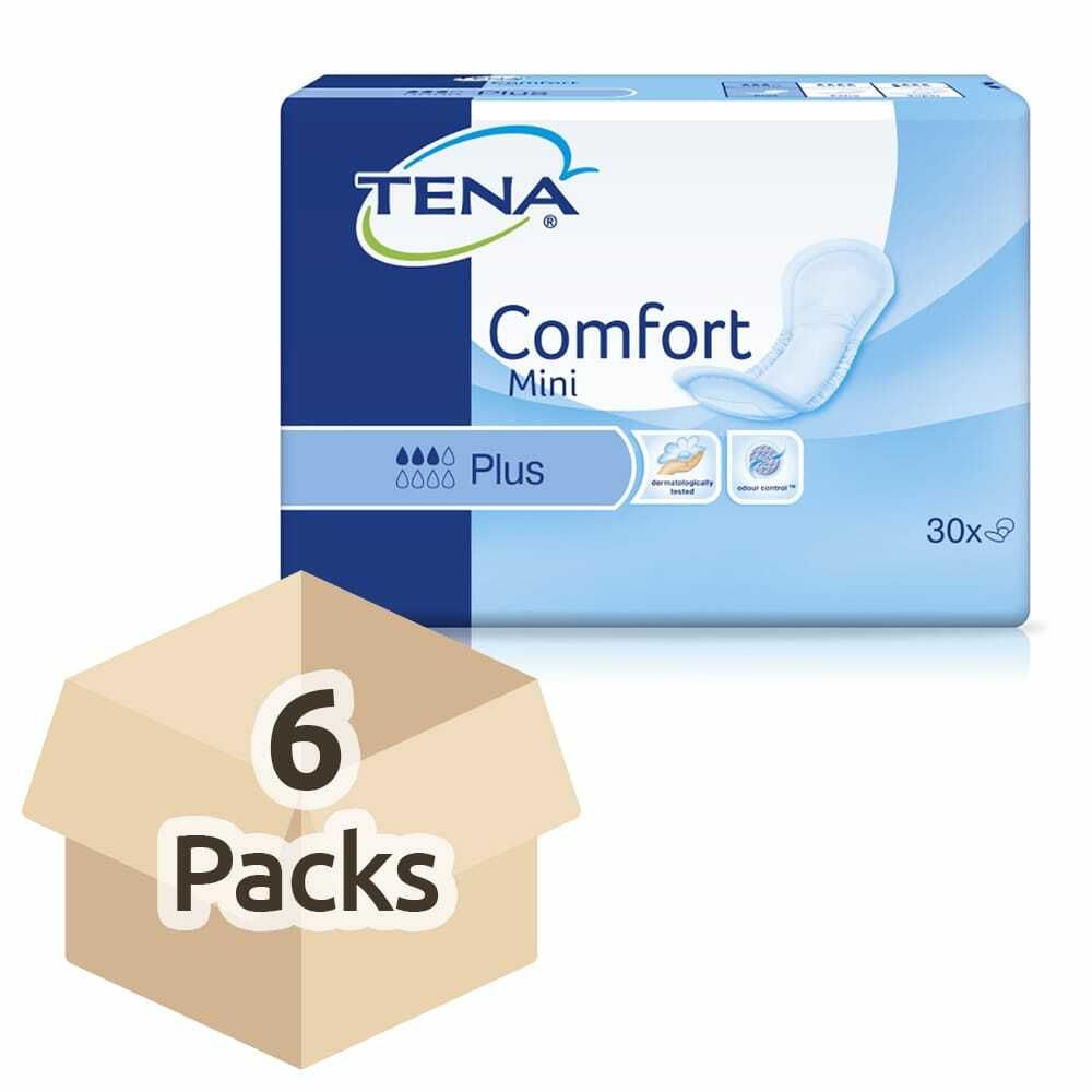 TENA Comfort Mini Plus | Case of 6 Packs of 30