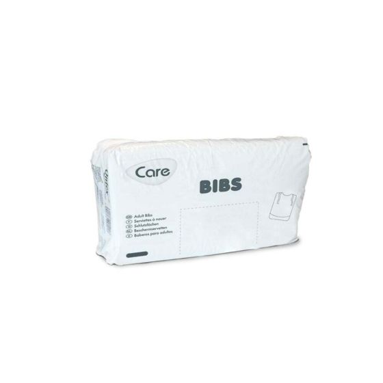 ID Care Basic Disposable Bibs (38 x 60cm) - 2 ply - Pack of 100 