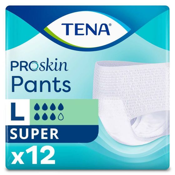 TENA Pants Super - Large - Pack of 12 