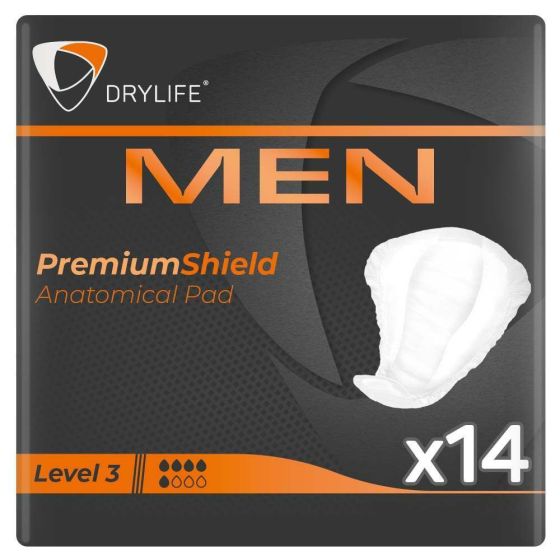 Drylife Men Premium Shield - Level 3 - Pack of 14 