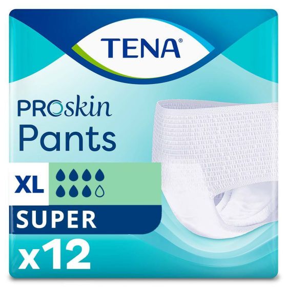 TENA Pants Super - Extra Large - Pack of 12 