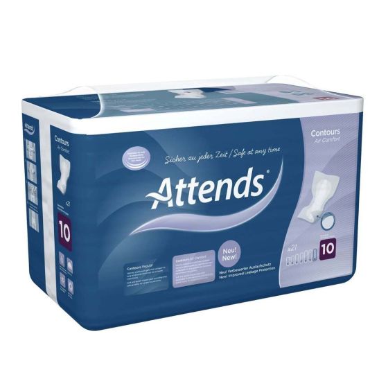 Attends Contours Air Comfort 10 - Pack of 21 