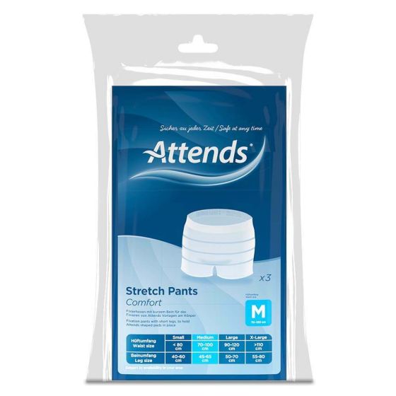 Attends Stretch Pants Comfort - Medium - Pack of 3 