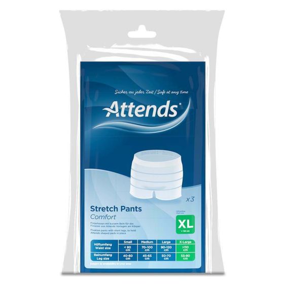 Attends Stretch Pants Comfort - Extra Large - Pack of 3 
