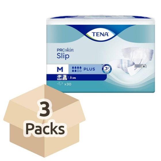TENA ProSkin Slip Plus - Medium - Case - 3 Packs of 30 