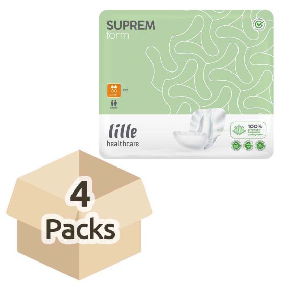 Lille Healthcare Suprem Form - Extra Plus - Case - 4 Packs of 25 