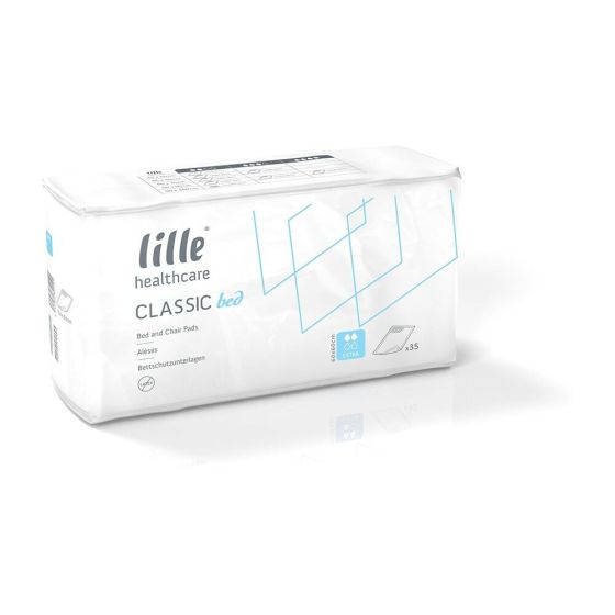 Lille Healthcare Classic Bed Pad - Extra - 60cm x 60cm - Pack of 35 