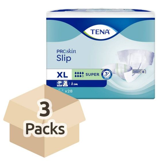 TENA ProSkin Slip Super - Extra Large - Case - 3 Packs of 28 