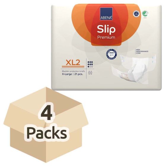 Abena Slip Premium XL2 - Extra Large - Case - 4 Packs of 21 
