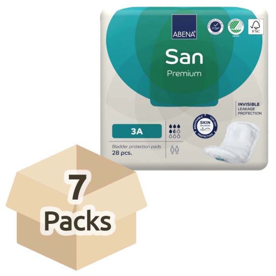 Abena San Premium 3A - Case - 7 Packs of 28 