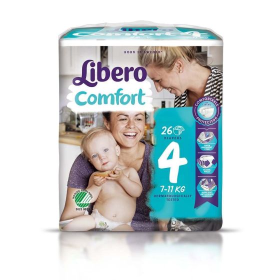 Libero Comfort 4 (7-11kg) - Pack of 26 