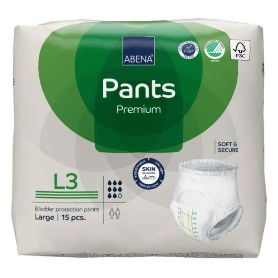 Abena Pants Premium L3 - Large - Pack of 15 