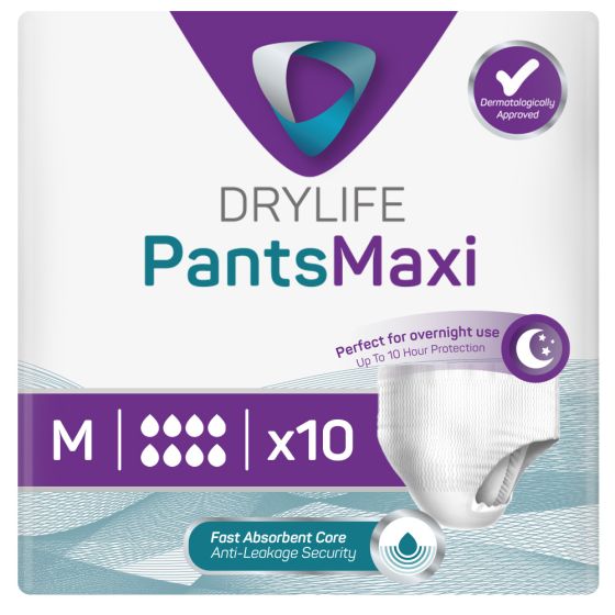 Drylife Pants Maxi - Medium - Pack of 10 
