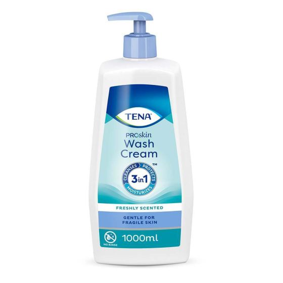 TENA ProSkin Wash Cream (Pump) - 1 Litre 