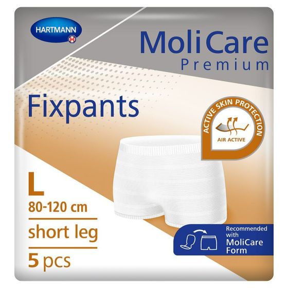 MoliCare Premium Fixpants - Short Leg - Large - Pack of 5 