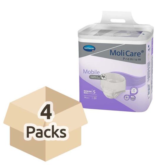 MoliCare Premium Mobile 8 - Small - Case - 4 Packs of 14 