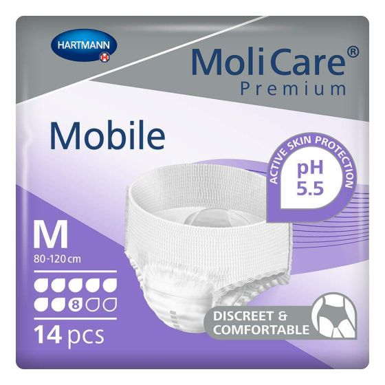 MoliCare Premium Mobile 8 - Medium - Pack of 14 