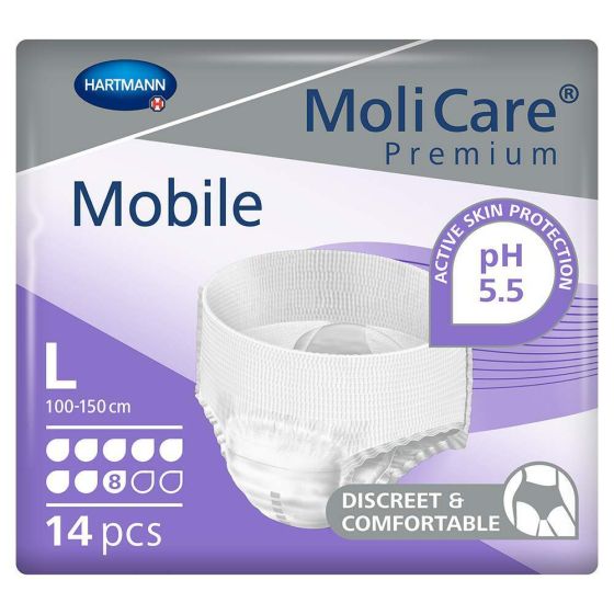 MoliCare Premium Mobile 8 - Large - Pack of 14 