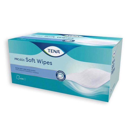 TENA Soft Wipe - 19cm x 30cm - 135 Wipes 