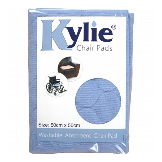 Kylie Washable Chair Pad (50cm x 50cm) - Blue 