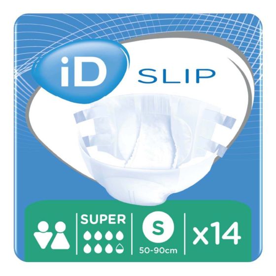 iD Slip Super - Small (Cotton Feel) - Pack of 14 