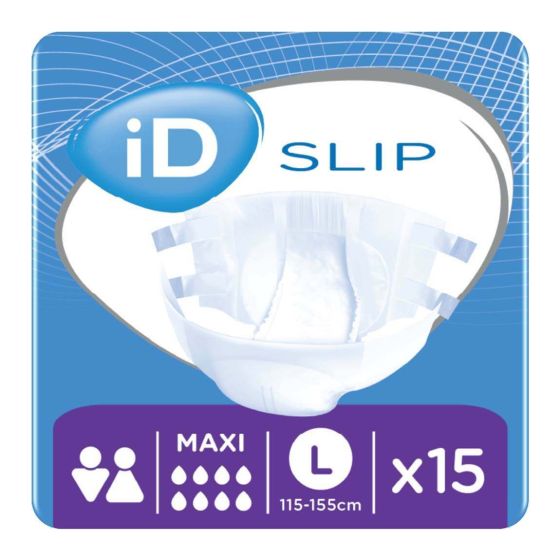 iD Slip Maxi - Large (Cotton Feel) - Pack of 15 