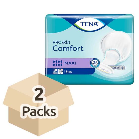 TENA ProSkin Comfort Maxi - Case - 2 Packs of 28 