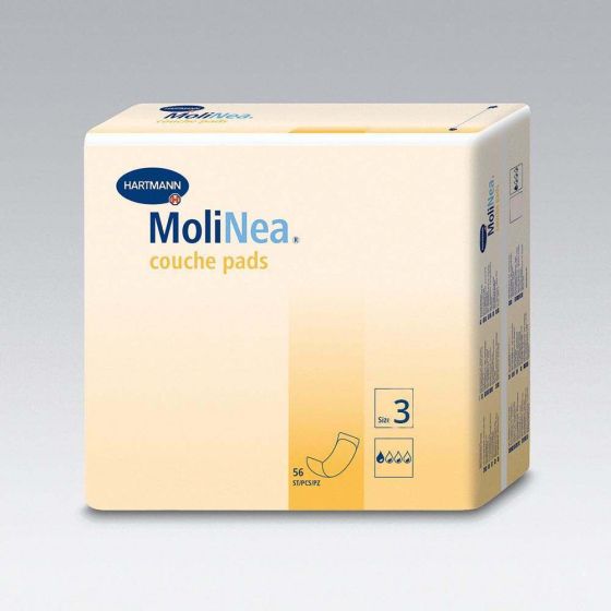 MoliNea Couche Pad - Size 3 (11cm x 35cm) - Pack of 56 