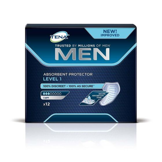TENA Men Absorbent Protector - Level 1 - Pack of 12 