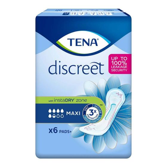 TENA Discreet Maxi - Pack of 6 