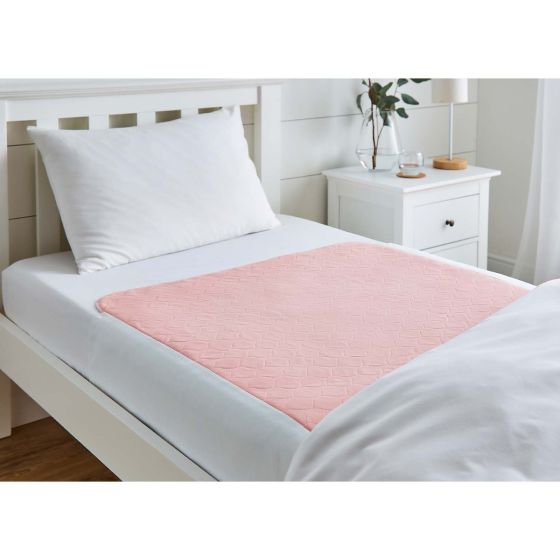 Drylife Protect Washable Bed Pad - Pink - 85cm x 90cm 