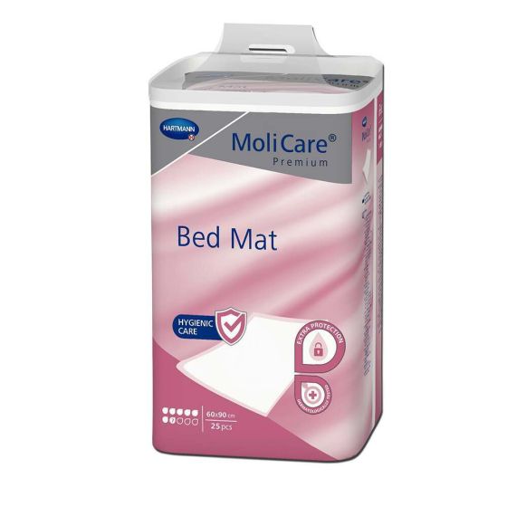 MoliCare Premium Bed Mat (7 Drops) - 60cm x 90cm - Pack of 25 