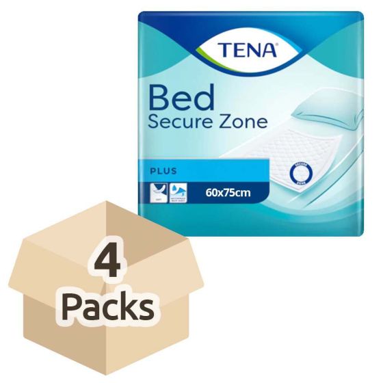 TENA Bed Plus - 60cm x 75cm - Case - 4 Packs of 25 