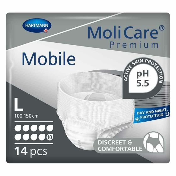 MoliCare Premium Mobile 10 - Large - Pack of 14 