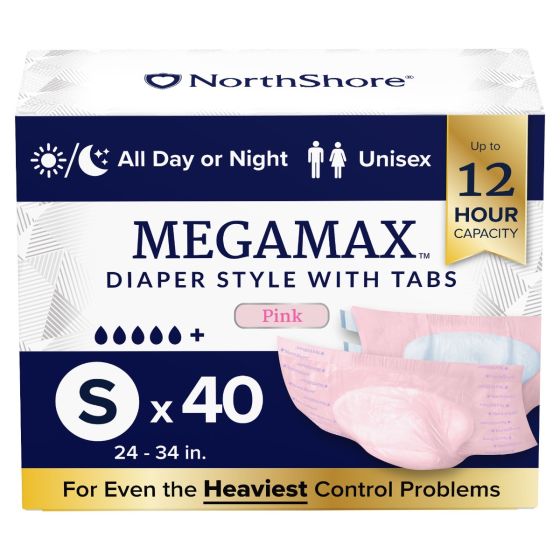 NorthShore MEGAMAX Pink - Small - Case - 4 Packs of 10 
