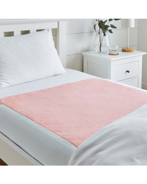 Drylife Protect Washable Bed Pad with Tucks - 85cm x 90cm 