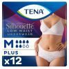 TENA Silhouette Pants - Plus - Low Waist - White - Medium - Pack of 12 