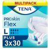 TENA ProSkin Flex Plus - Large - Case - 3 Packs of 30 