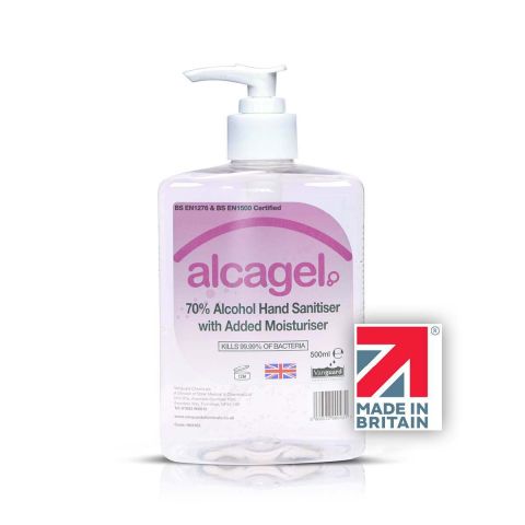 Vanguard Alcagel - 70% Alcohol Antibacterial Hand Sanitiser Gel - 500ml 