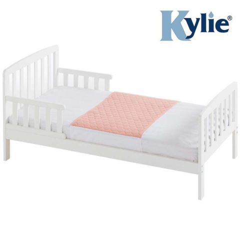 Kylie Washable Bed Pad - Pink - Junior (74cm x 50cm) - 1 Litre 